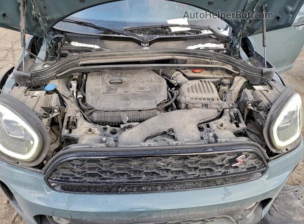 WMZ83BR09P3P61563 2023 MINI COOPER Бирюзовый Вид задней части салона