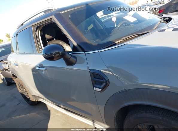 WMZYS7C30H3B62901 2017 MINI COUNTRYMAN Gray Вид задньої частини салону