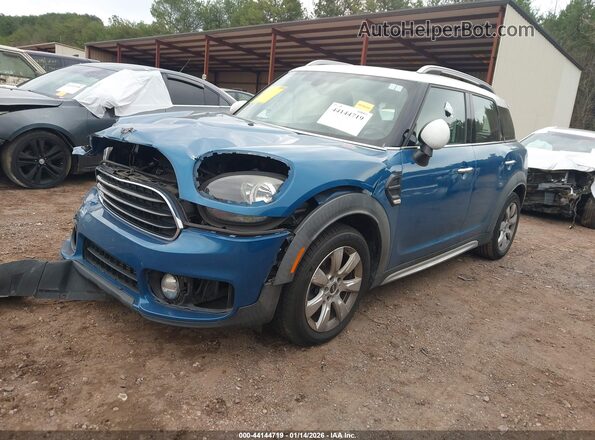 WMZYS7C37J3E08476 2018 MINI COUNTRYMAN Синий Передняя левая четверть