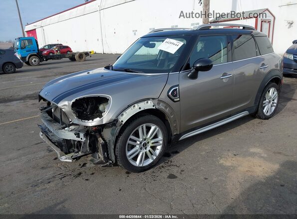 WMZYT3C30H3D98325 2017 MINI COUNTRYMAN Gray Vista tres cuartos delantera izquierda