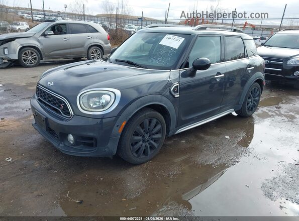 WMZYT3C33H3D98450 2017 MINI COUNTRYMAN Black Առջևի ձախ երեք քառորդ տեսարան