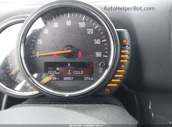 WMZYT3C33H3D98450 2017 MINI COUNTRYMAN Black Հետևի նստատեղերի տեսք