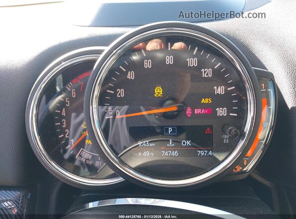 WMZYT3C58K3J32430 2019 MINI COUNTRYMAN White Вид задніх сидінь