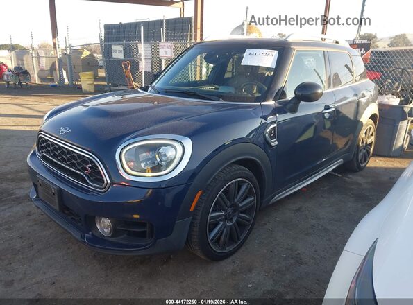 WMZYT3C59K3E97069 2019 MINI COUNTRYMAN Dark Blue Vista tres cuartos delantera izquierda