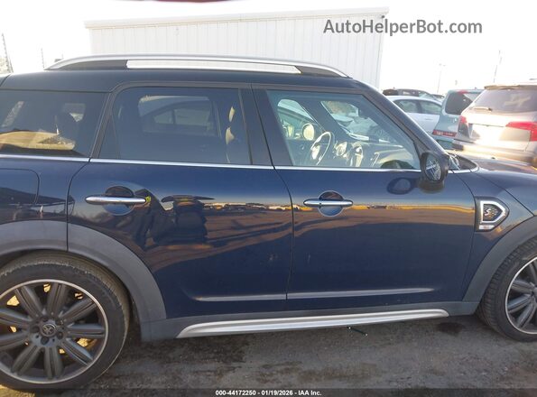 WMZYT3C59K3E97069 2019 MINI COUNTRYMAN Dark Blue Vista interior trasera