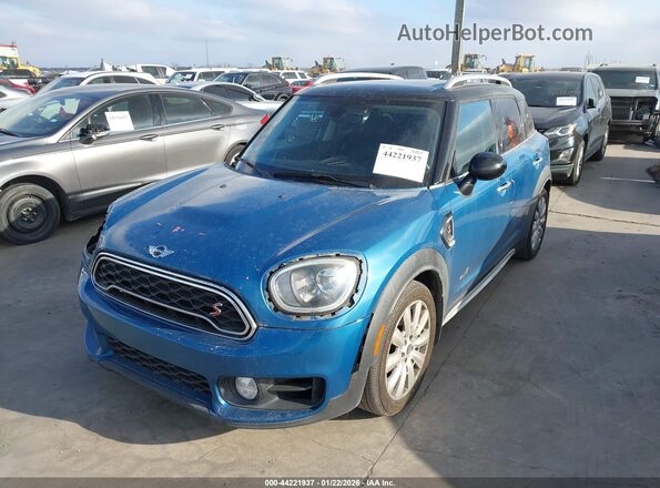 WMZYT5C33J3E61502 2018 MINI COUNTRYMAN Blue Vista tres cuartos delantera izquierda