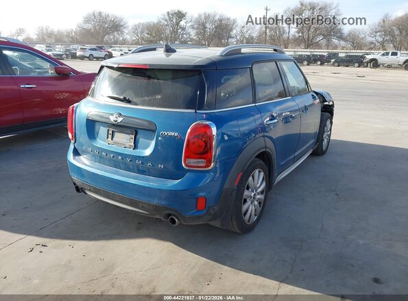 WMZYT5C33J3E61502 2018 MINI COUNTRYMAN Blue Trasero derecho