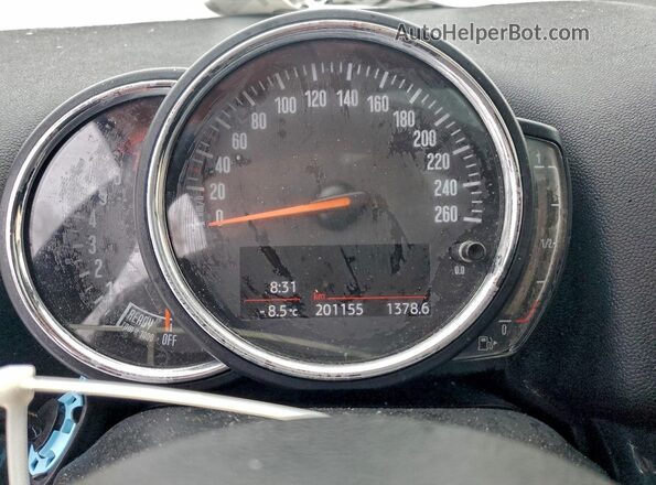 WMZYT5C59K3G90396 2019 MINI COOPER Gray Widok zestawu wskaźników