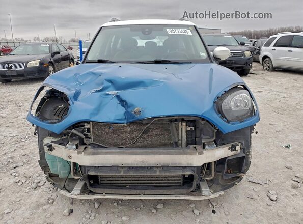 WMZYW5C04L3L05031 2020 MINI COOPER Blue Widok z przodu