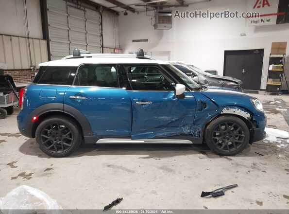 WMZYW7C03L3L34032 2020 MINI COUNTRYMAN Blue Вид задньої частини салону