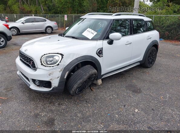WMZYW7C05L3L66206 2020 MINI COUNTRYMAN White წინა მარცხენა ხედი სამი მეოთხედიდან
