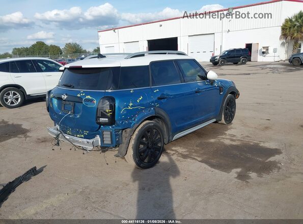 WMZYW7C07L3L84674 2020 MINI COUNTRYMAN Синий Задняя правая четверть