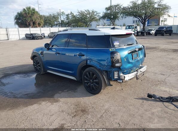 WMZYW7C07L3L84674 2020 MINI COUNTRYMAN Синий Задняя левая четверть