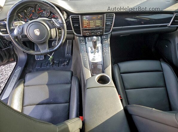 WP0AA2A72GL002415 2016 PORSCHE PANAMERA Black Առջևի վահանակի տեսք