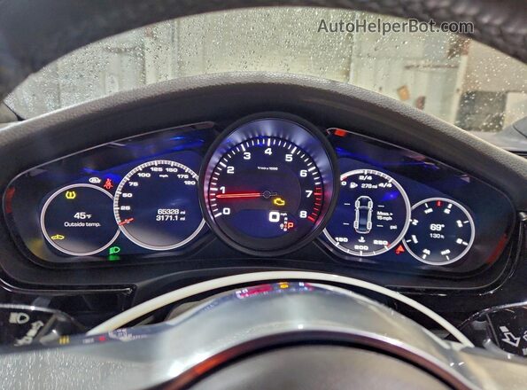 WP0AA2A72KL102295 2019 PORSCHE PANAMERA Silver Вид щитка приладів