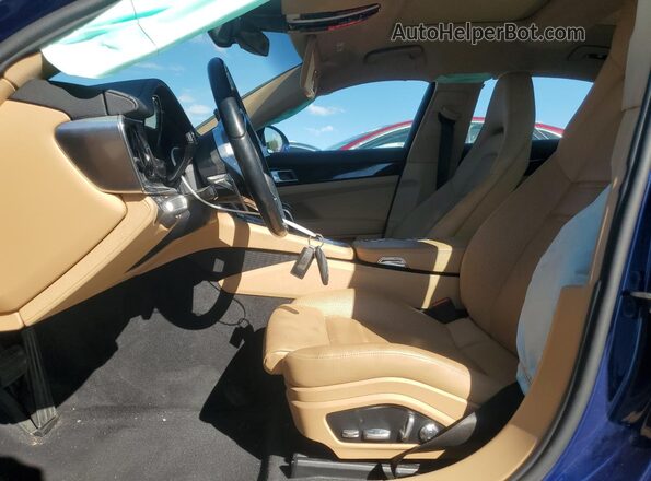 WP0AA2A72LL101293 2020 PORSCHE PANAMERA Blue Vista interior delantera