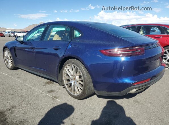 WP0AA2A72LL101293 2020 PORSCHE PANAMERA Blue Trasero izquierdo
