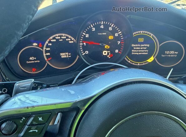 WP0AA2A72LL101293 2020 PORSCHE PANAMERA Blue Vista del cuadro de instrumentos