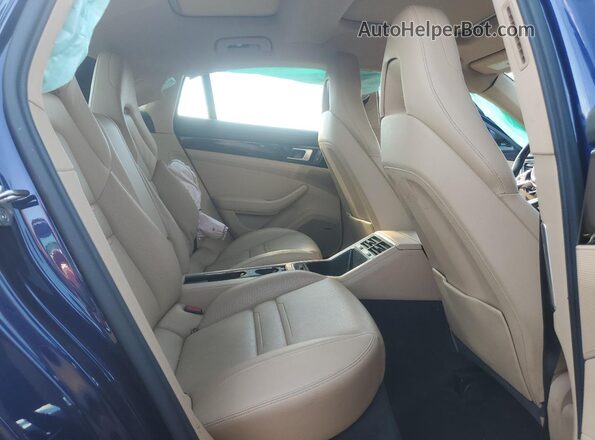 WP0AA2A72LL101293 2020 PORSCHE PANAMERA Blue Vista de los asientos traseros