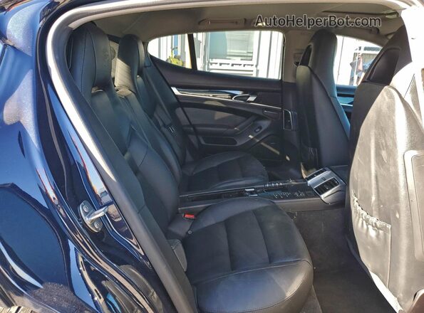 WP0AA2A75GL006166 2016 PORSCHE PANAMERA Blue Հետևի նստատեղերի տեսք