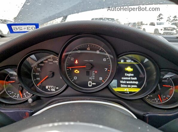 WP0AA2A79GL007479 2016 PORSCHE PANAMERA Black Սարքավորումների վահանակի տեսք