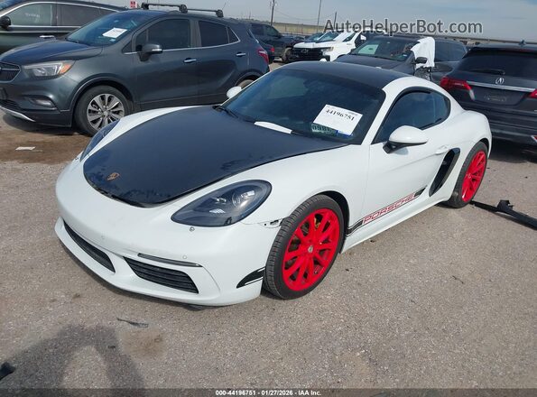 WP0AA2A82JK262240 2018 PORSCHE 718 CAYMAN White 