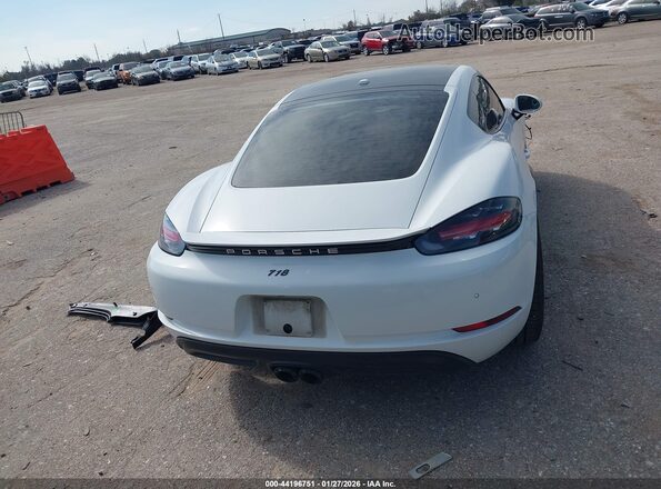 WP0AA2A82JK262240 2018 PORSCHE 718 CAYMAN White 