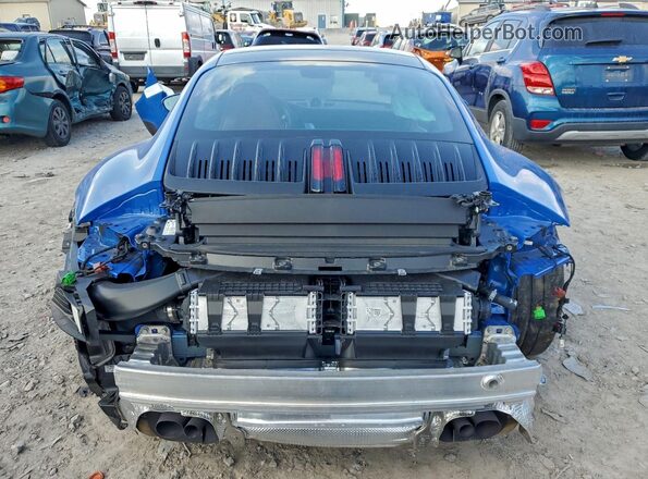 WP0AA2A90SS207716 2025 PORSCHE 911 Blue უკანა ხედი