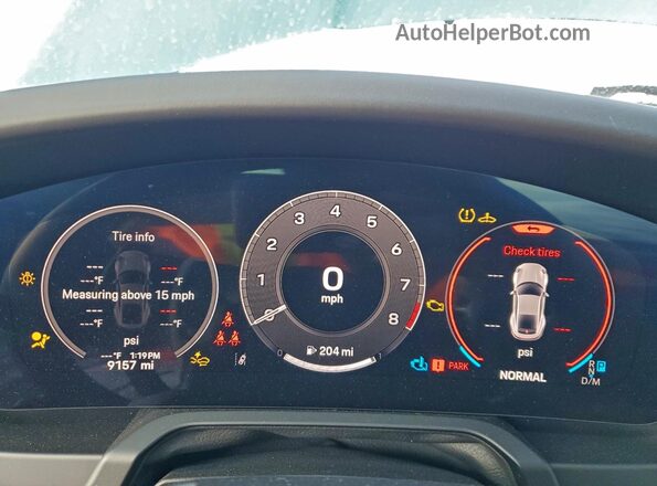 WP0AA2A90SS207716 2025 PORSCHE 911 Blue ხელსაწყოთა პანელის ხედი