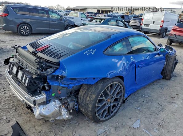 WP0AA2A90SS207716 2025 PORSCHE 911 Blue უკანა მარჯვენა