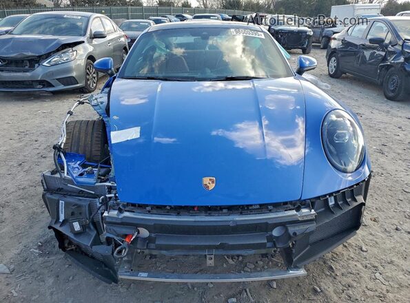 WP0AA2A90SS207716 2025 PORSCHE 911 Blue წინა ხედი