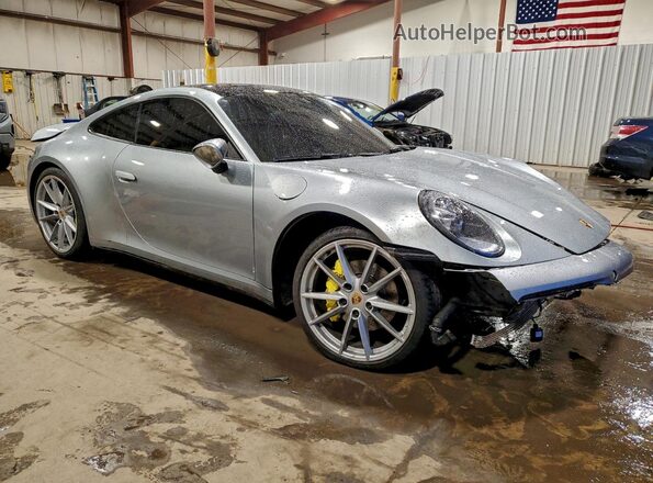 WP0AA2A92LS205578 2020 PORSCHE 911 Silver Przód prawy
