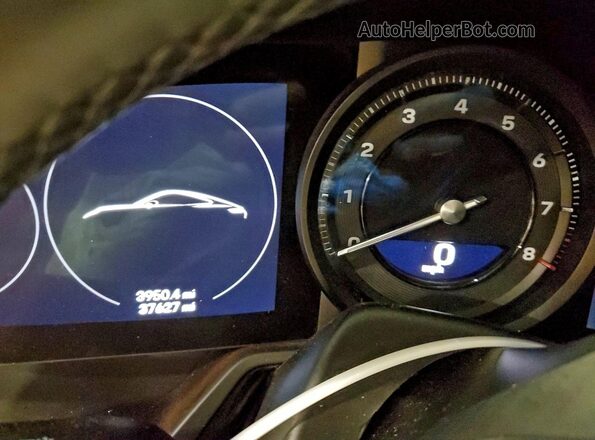 WP0AA2A92LS205578 2020 PORSCHE 911 Silver Widok zestawu wskaźników