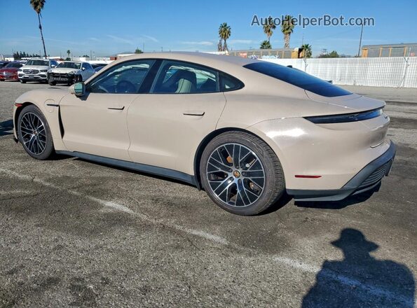 WP0AA2Y13NSA11566 2022 PORSCHE TAYCAN Желто-коричневый Задняя левая четверть