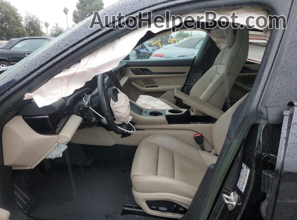 WP0AA2Y13PSA14812 2023 PORSCHE TAYCAN Black Widok wnętrza z przodu