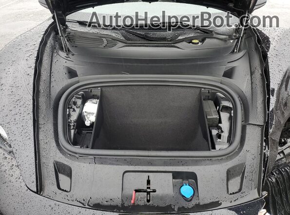 WP0AA2Y13PSA14812 2023 PORSCHE TAYCAN Black Widok wnętrza z tyłu