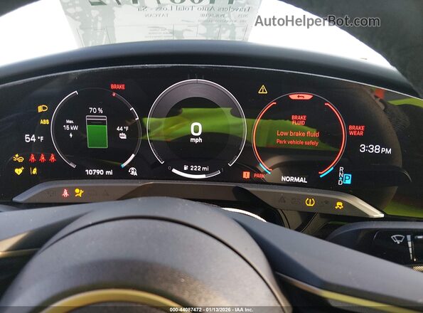WP0AA2Y14SSA11510 2025 PORSCHE TAYCAN Pink Widok tylnych siedzeń