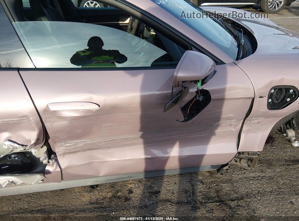WP0AA2Y14SSA11510 2025 PORSCHE TAYCAN Pink Widok zestawu wskaźników