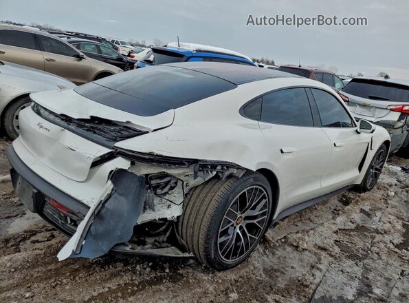 WP0AA2Y17NSA11344 2022 PORSCHE TAYCAN White Задня права чверть
