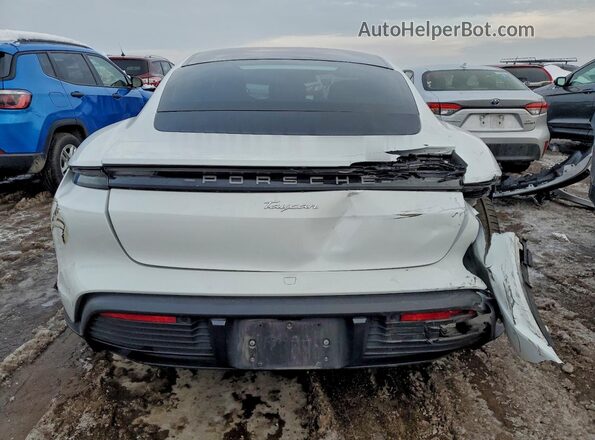 WP0AA2Y17NSA11344 2022 PORSCHE TAYCAN White Вид ззаду
