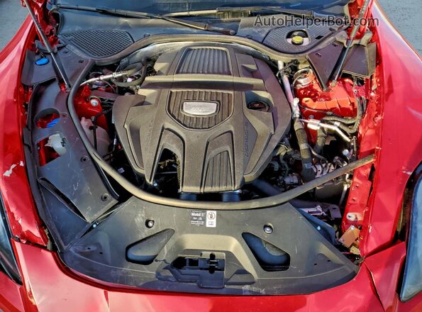 WP0AA2YA2SL006197 2025 PORSCHE PANAMERA Red Engine compartment view