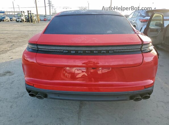 WP0AA2YA2SL006197 2025 PORSCHE PANAMERA Red Front interior view