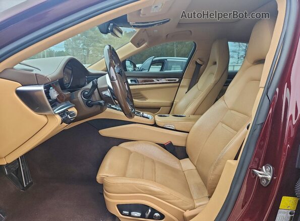 WP0AB2A73JL132482 2018 PORSCHE PANAMERA Burgundy Вид салону спереду