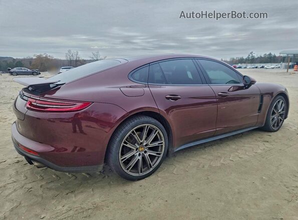 WP0AB2A73JL132482 2018 PORSCHE PANAMERA Burgundy Задня права чверть