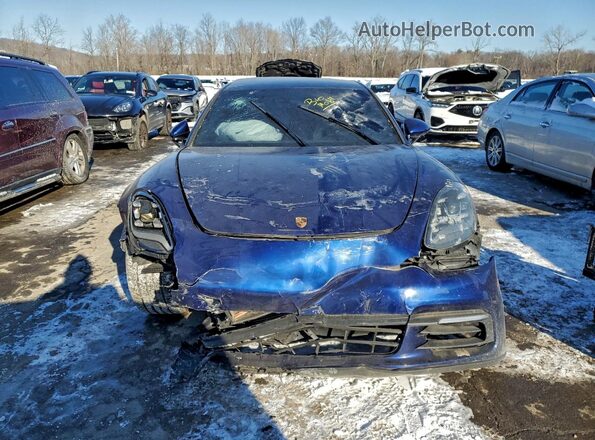 WP0AB2A79LL140699 2020 PORSCHE PANAMERA Blue Front view