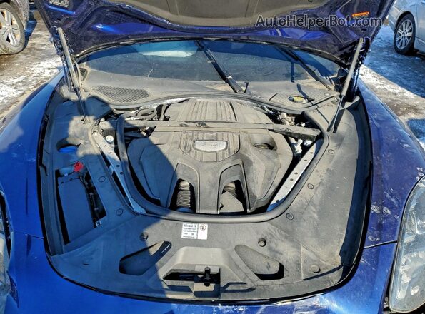 WP0AB2A79LL140699 2020 PORSCHE PANAMERA Blue Rear interior view
