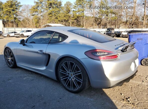 WP0AB2A82GK185830 2016 PORSCHE CAYMAN Silver Հետևի ձախ