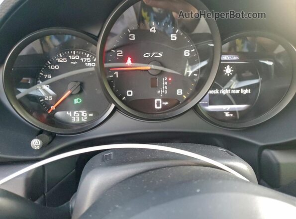WP0AB2A88JS278519 2018 PORSCHE CAYMAN Синий Вид щитка приборов