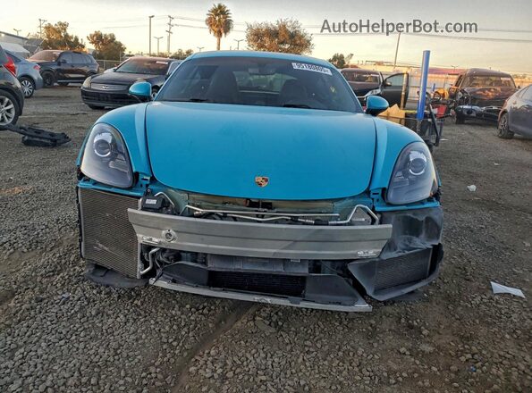 WP0AB2A88JS278519 2018 PORSCHE CAYMAN Синий Вид спереди