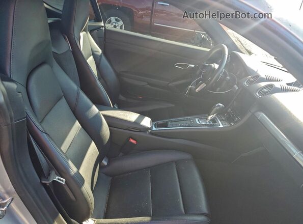 WP0AB2A8XJK278232 2018 PORSCHE CAYMAN Silver Widok tylnych siedzeń